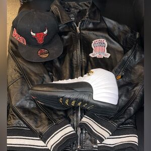 Men's AVIREX ICON Leather Jacket SZ M